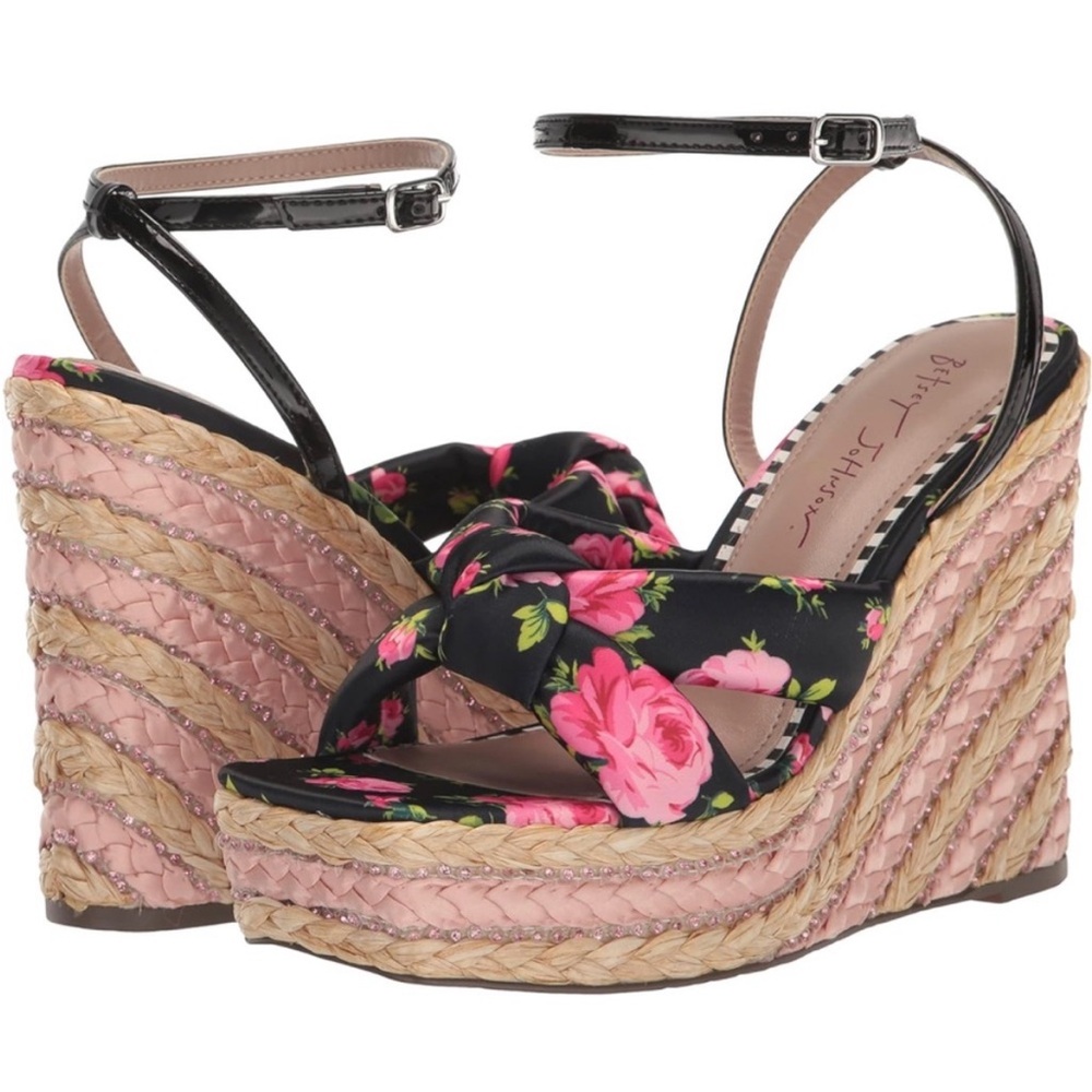 NEW Betsey Johnson Pansie Platform Espadrille sz 10.5 - Picture 2 of 5
